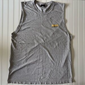Vintage 90s ESPN SportsCenter Muscle Tee – Size XL – Heather Gray